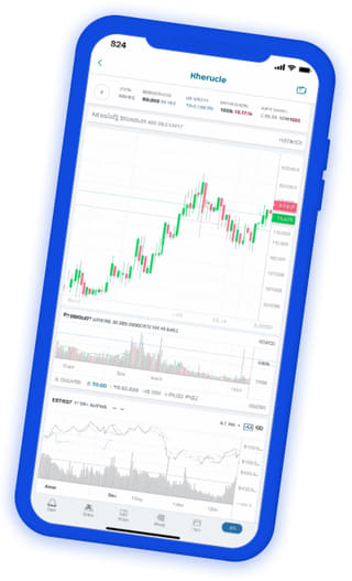 Dashboard en temps réel du portefeuille sur l'application de trading crypto Brande Troquésane